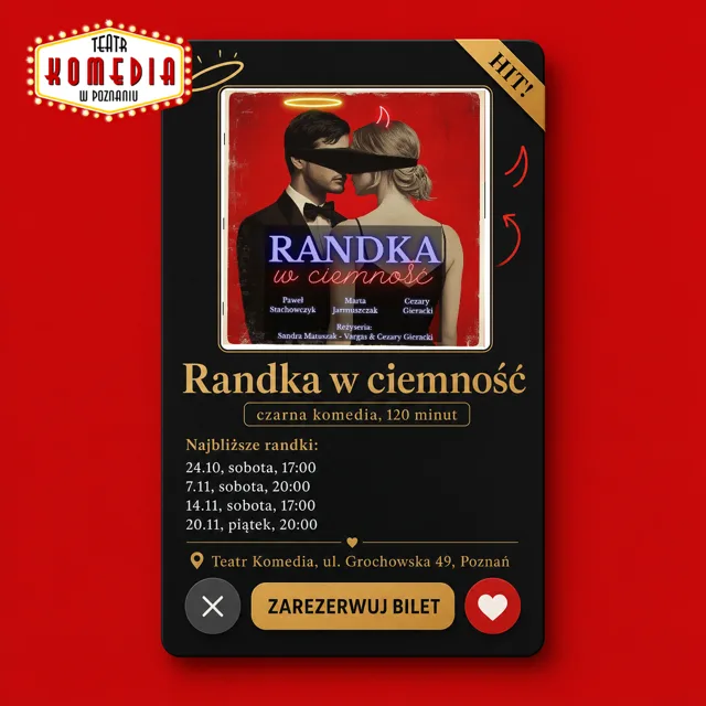Kreacja reklamowa Teatr Komedia