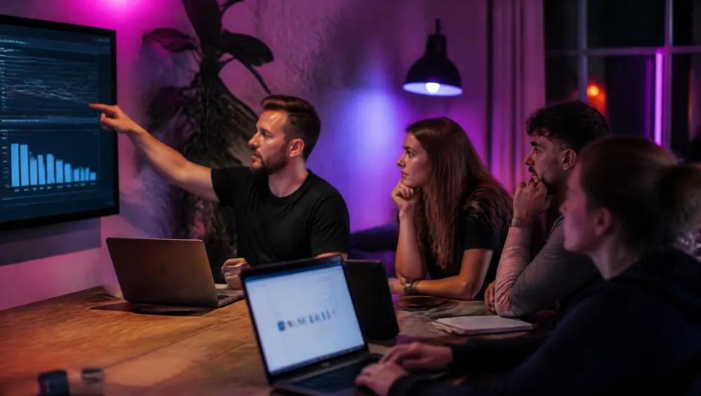 Zespół Gen Z Agency przy pracy nad kampanią