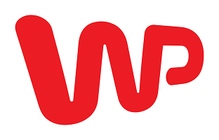 Logo Wirtualnej Polski, symbolizujące rozległe doświadczenie właściciela Gen-Z Agency w mediach cyfrowych, kluczowe dla Agencji Marketingowej z Wynikami działającej w branży lokalnych firm usługowych